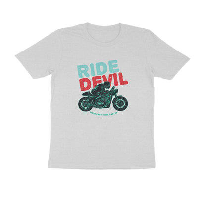 Half Sleeve Round Neck T-Shirt – Ride Devil 3 puraidoprints