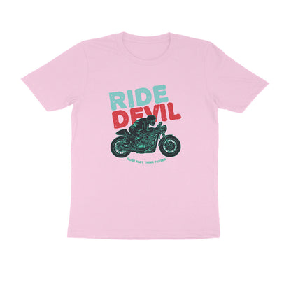 Half Sleeve Round Neck T-Shirt – Ride Devil 3 puraidoprints