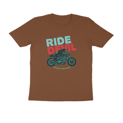 Half Sleeve Round Neck T-Shirt – Ride Devil 3 puraidoprints