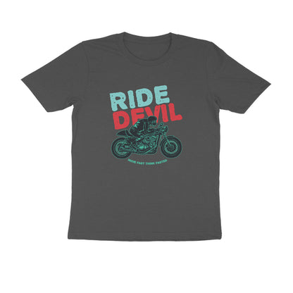 Half Sleeve Round Neck T-Shirt – Ride Devil 3 puraidoprints