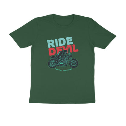 Half Sleeve Round Neck T-Shirt – Ride Devil 3 puraidoprints
