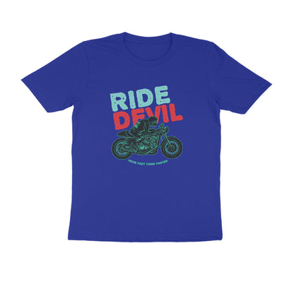 Half Sleeve Round Neck T-Shirt – Ride Devil 3 puraidoprints