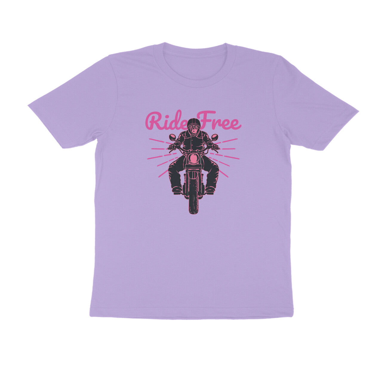 Half Sleeve Round Neck T-Shirt – Ride Free 2 puraidoprints