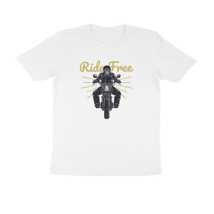 Half Sleeve Round Neck T-Shirt – Ride Free 3 puraidoprints