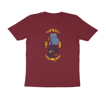 Half Sleeve Round Neck T-Shirt – Simply purrfect 3 puraidoprints