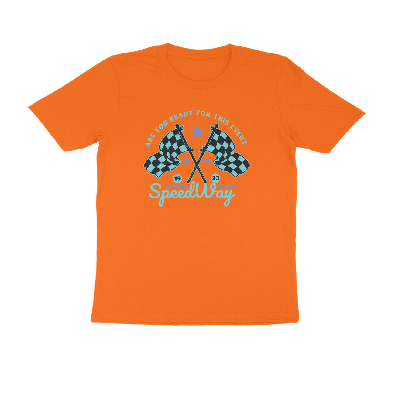 Half Sleeve Round Neck T-Shirt – Speedway 3 puraidoprints