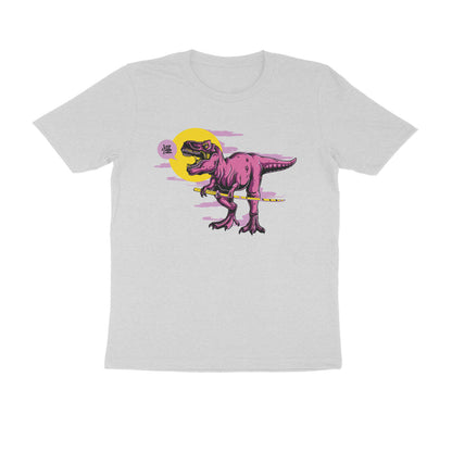 Half Sleeve Round Neck T-Shirt – T-rex Samurai 2 puraidoprints