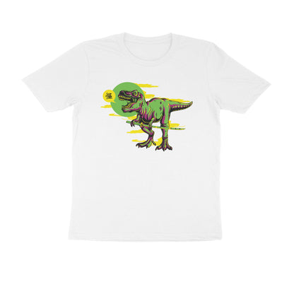 Half Sleeve Round Neck T-Shirt – T-rex Samurai 4 puraidoprints