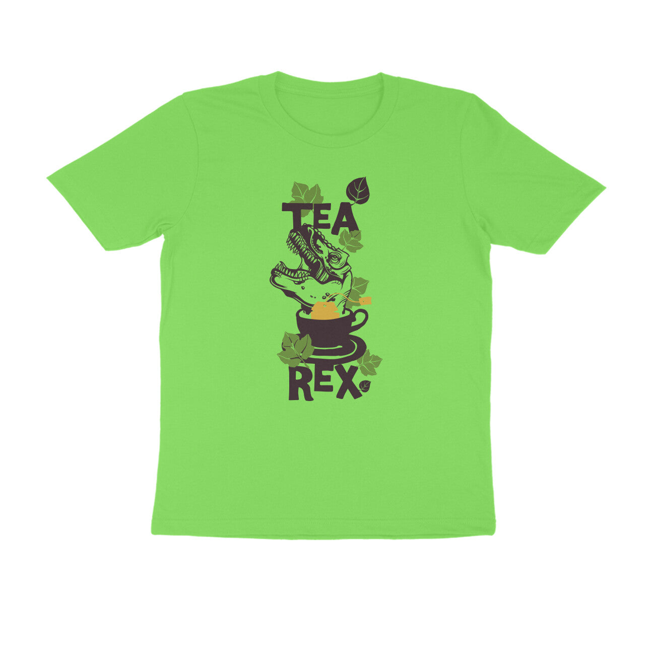 Half Sleeve Round Neck T-Shirt – Tea Rex 1 puraidoprints