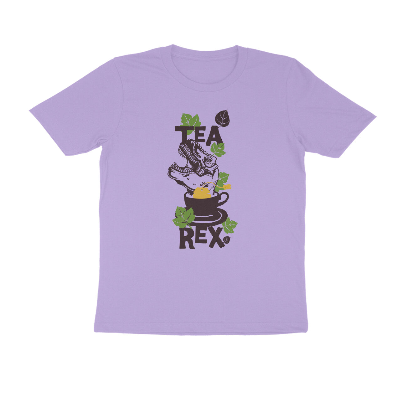 Half Sleeve Round Neck T-Shirt – Tea Rex 1 puraidoprints