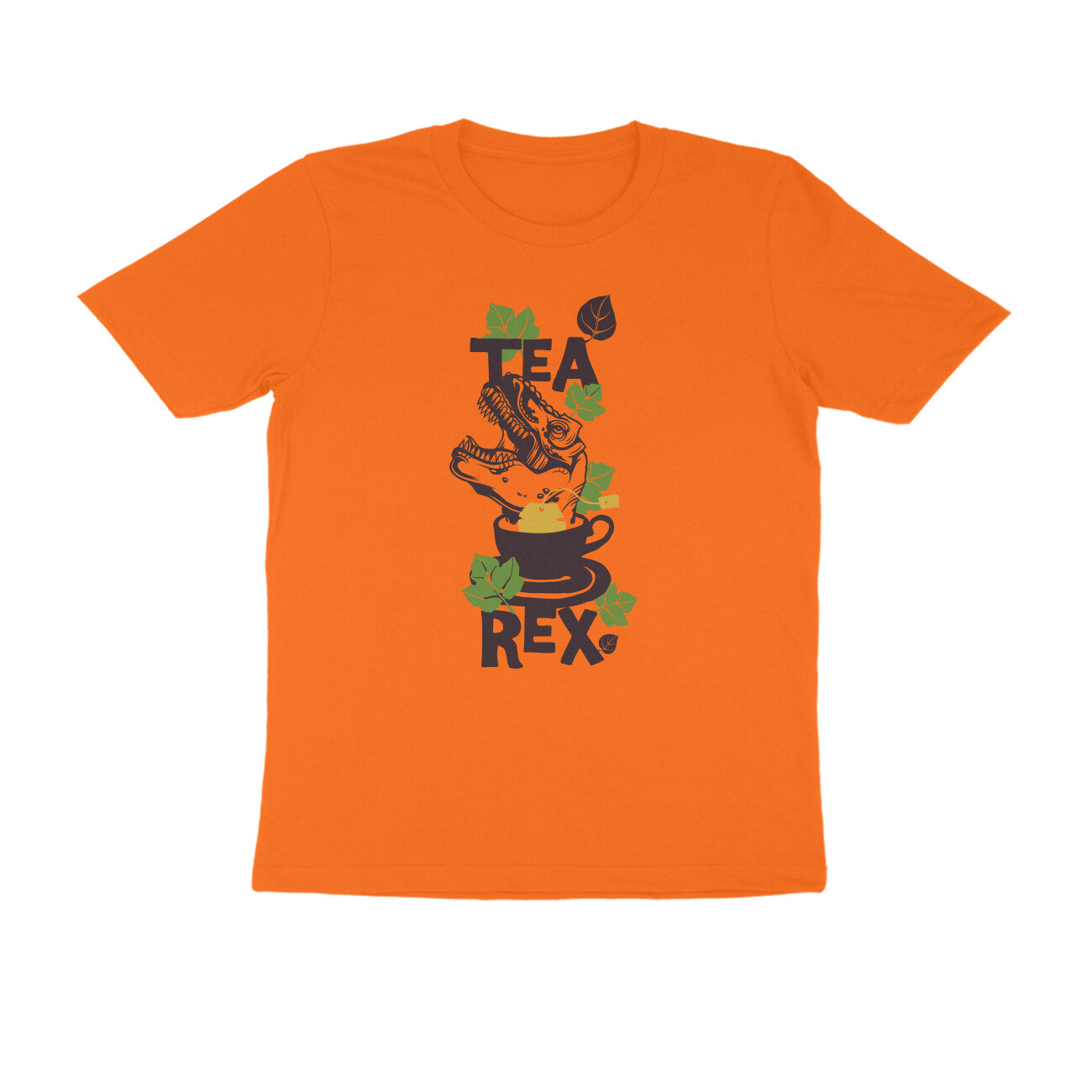 Half Sleeve Round Neck T-Shirt – Tea Rex 1 puraidoprints