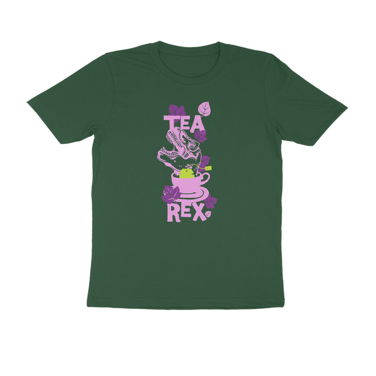 Half Sleeve Round Neck T-Shirt – Tea Rex 2 puraidoprints
