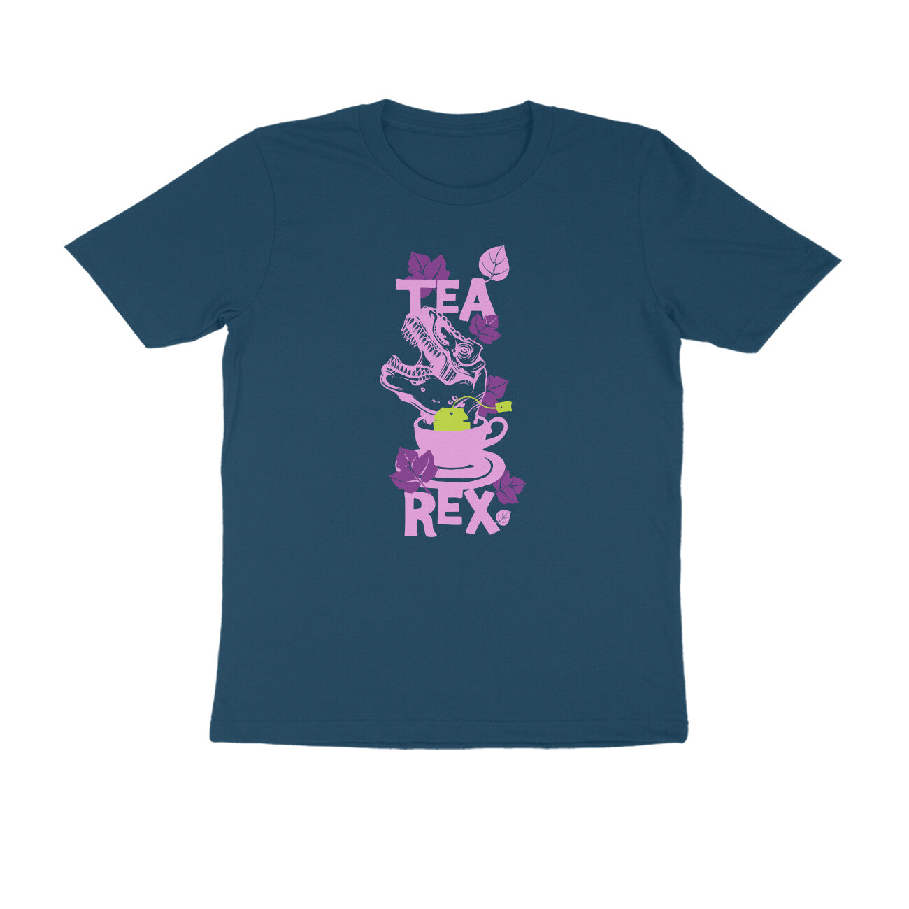 Half Sleeve Round Neck T-Shirt – Tea Rex 2 puraidoprints