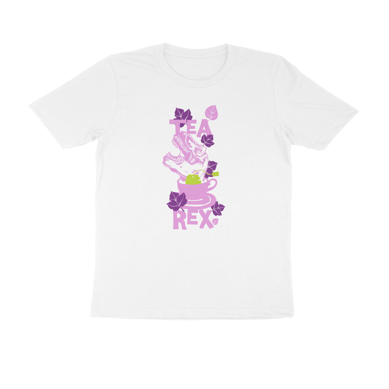 Half Sleeve Round Neck T-Shirt – Tea Rex 2 puraidoprints