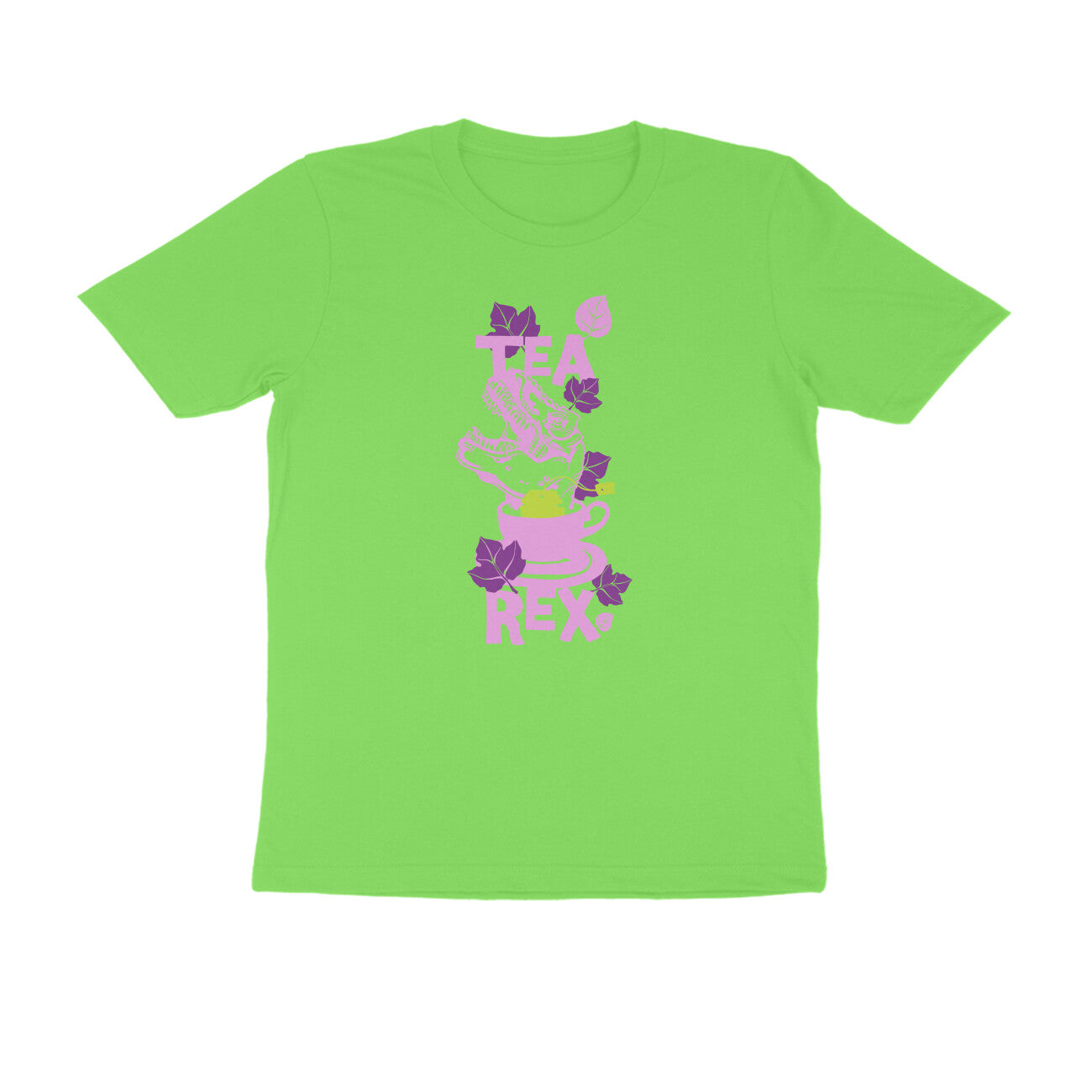 Half Sleeve Round Neck T-Shirt – Tea Rex 2 puraidoprints