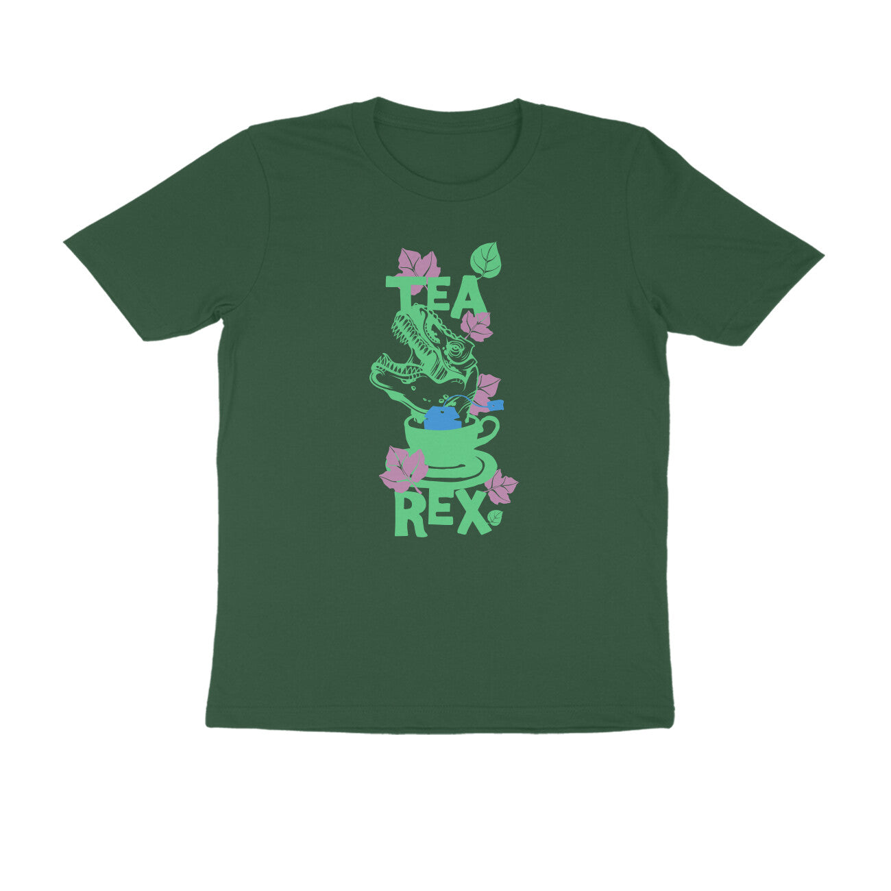 Half Sleeve Round Neck T-Shirt – Tea Rex 3 puraidoprints