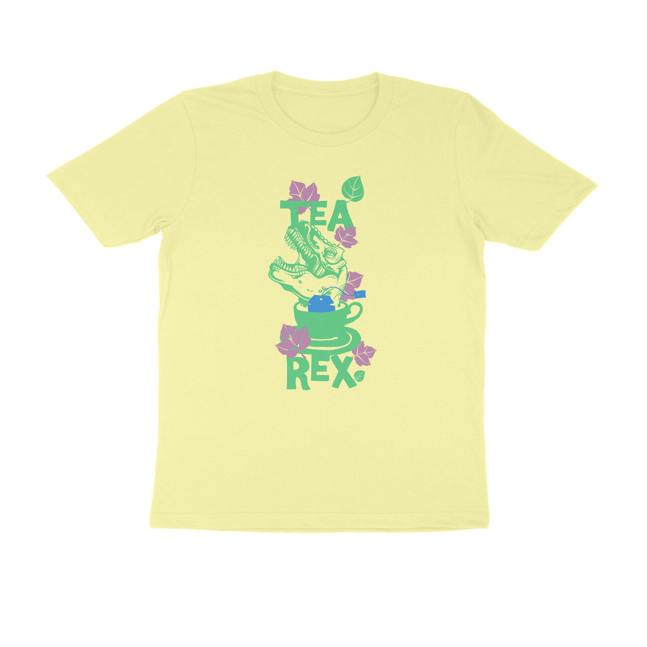 Half Sleeve Round Neck T-Shirt – Tea Rex 3 puraidoprints