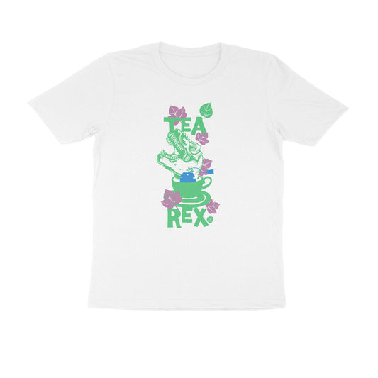 Half Sleeve Round Neck T-Shirt – Tea Rex 3 puraidoprints