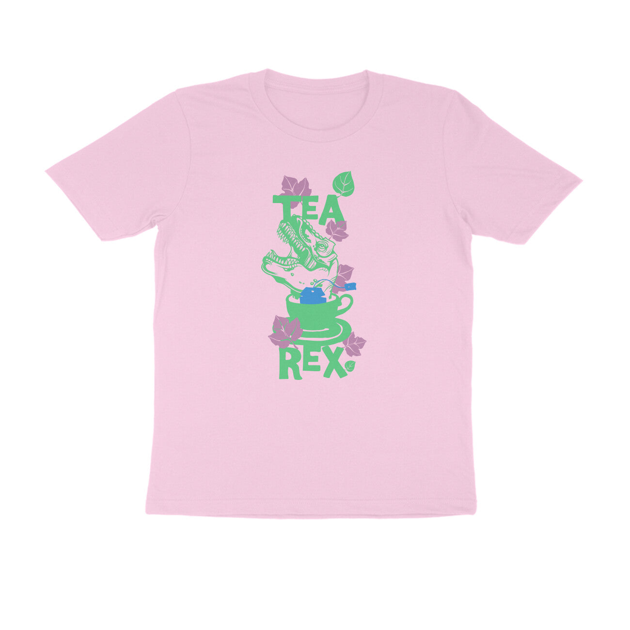 Half Sleeve Round Neck T-Shirt – Tea Rex 3 puraidoprints