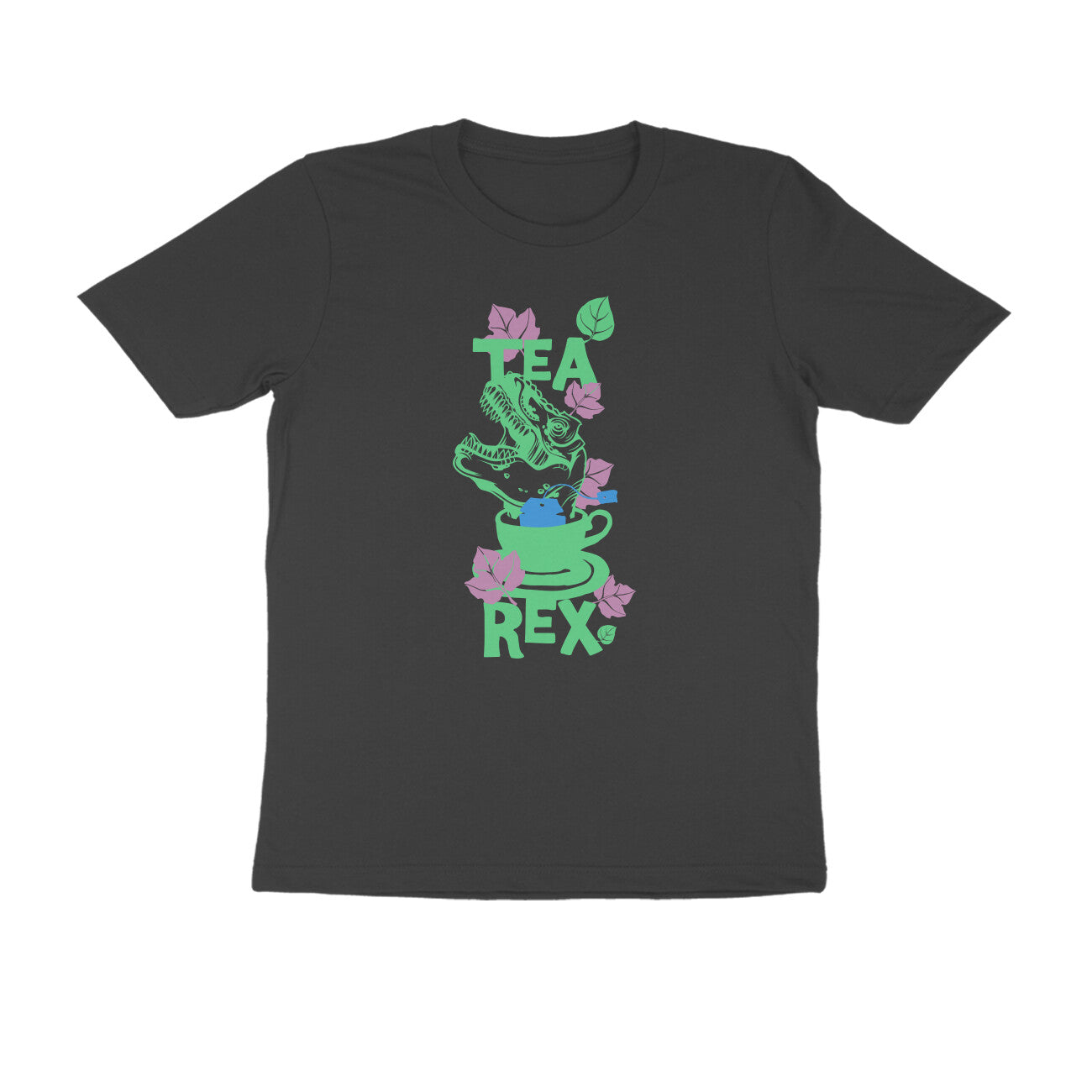 Half Sleeve Round Neck T-Shirt – Tea Rex 3 puraidoprints