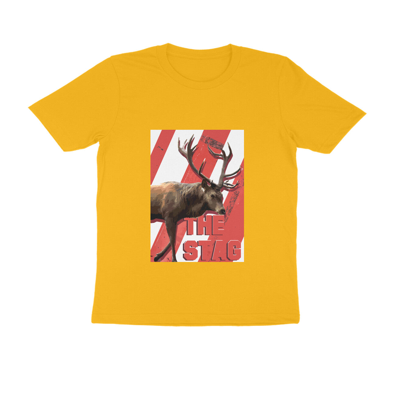 Half Sleeve Round Neck T-Shirt – The Stag puraidoprints
