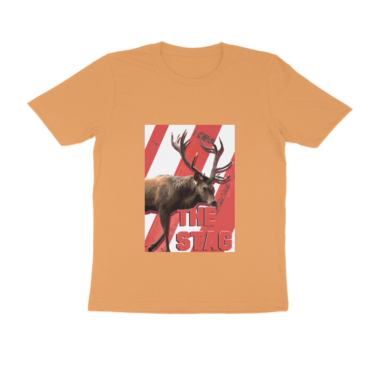 Half Sleeve Round Neck T-Shirt – The Stag puraidoprints