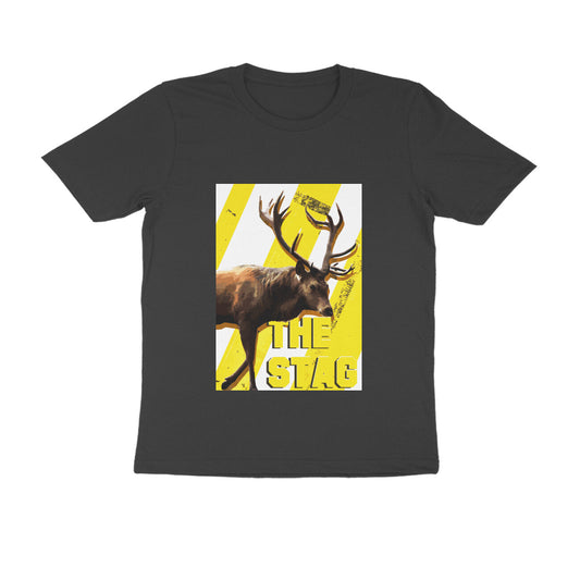 Half Sleeve Round Neck T-Shirt – The Stag puraidoprints