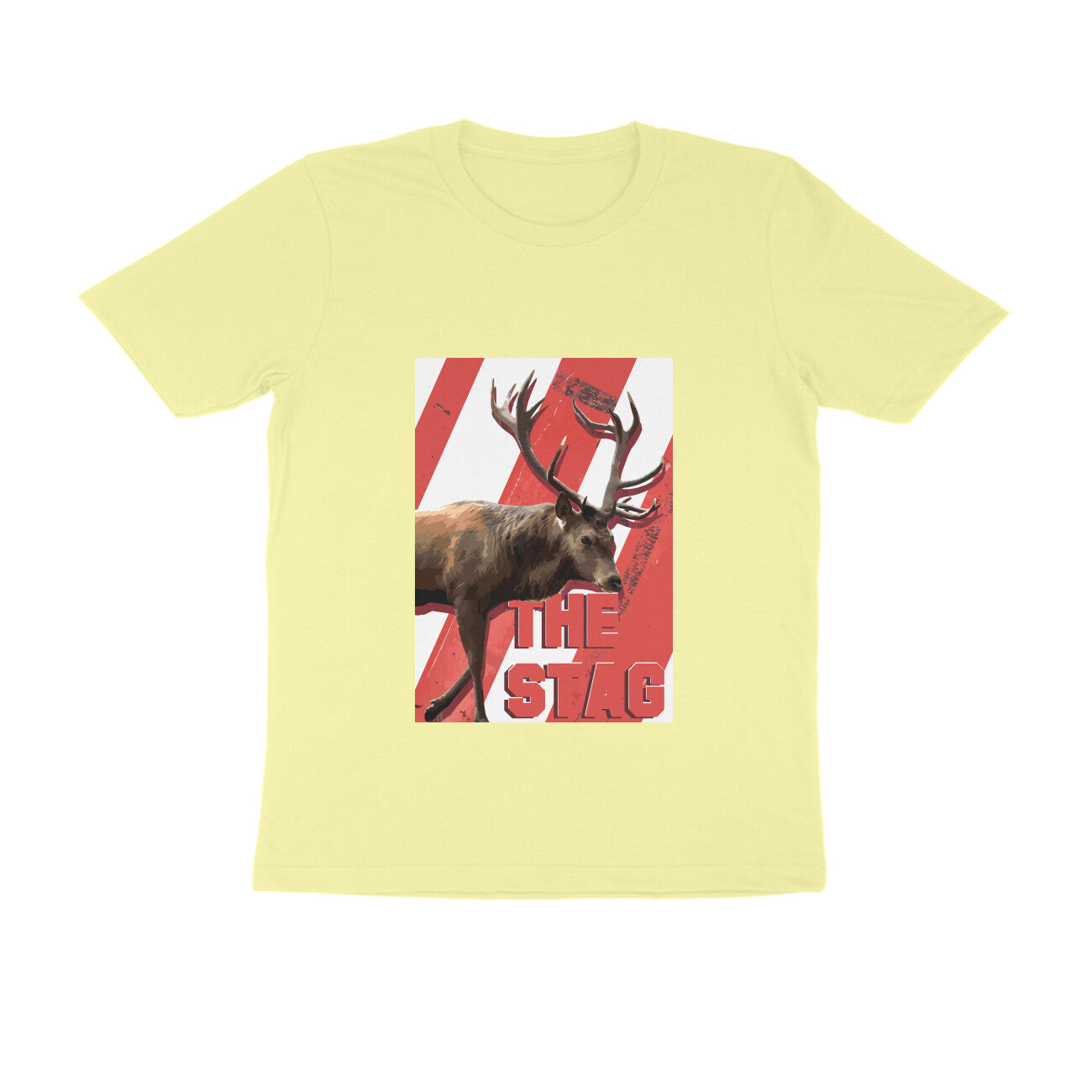 Half Sleeve Round Neck T-Shirt – The Stag puraidoprints
