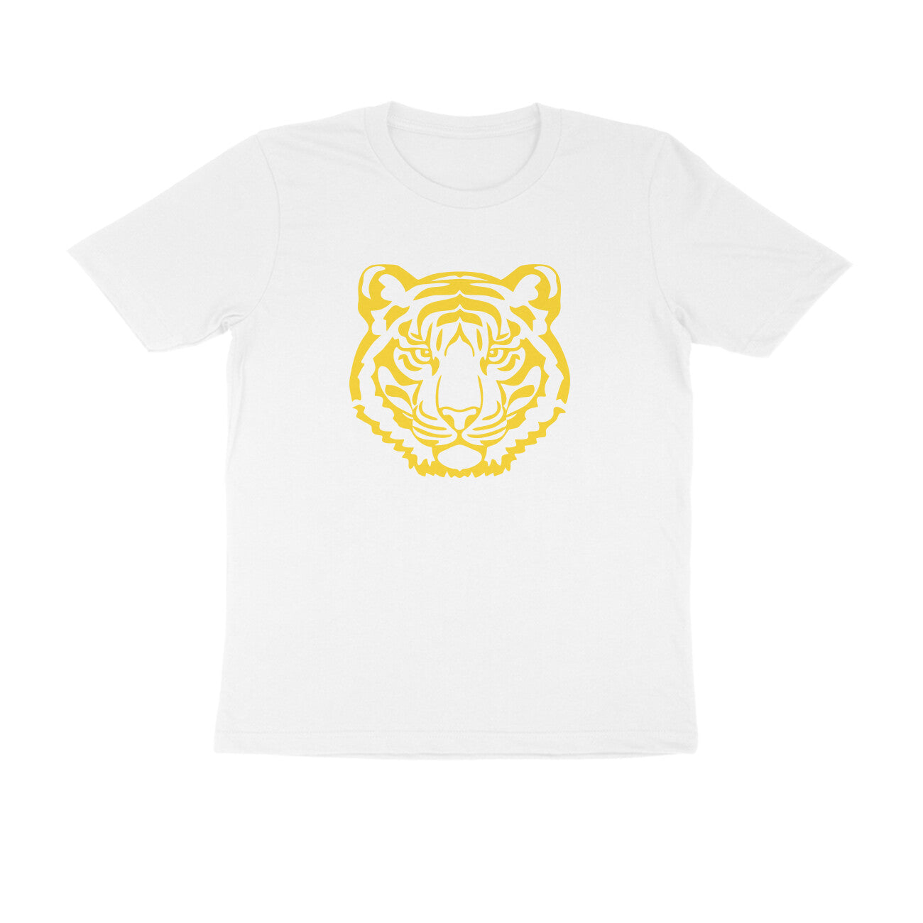 Half Sleeve Round Neck T-Shirt –  Tiger 1 puraidoprints