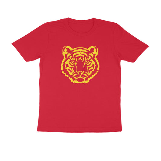 Half Sleeve Round Neck T-Shirt –  Tiger 1 puraidoprints