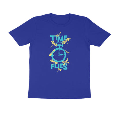 Half Sleeve Round Neck T-Shirt – Time Flies 1 puraidoprints