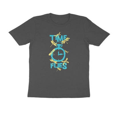 Half Sleeve Round Neck T-Shirt – Time Flies 1 puraidoprints