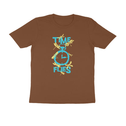 Half Sleeve Round Neck T-Shirt – Time Flies 1 puraidoprints