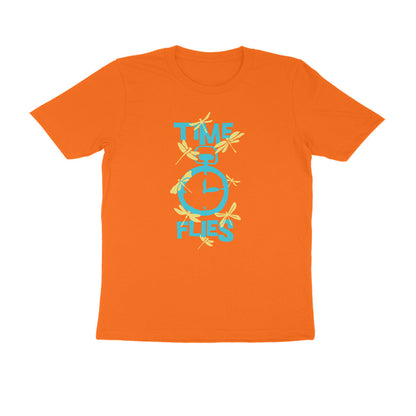 Half Sleeve Round Neck T-Shirt – Time Flies 1 puraidoprints