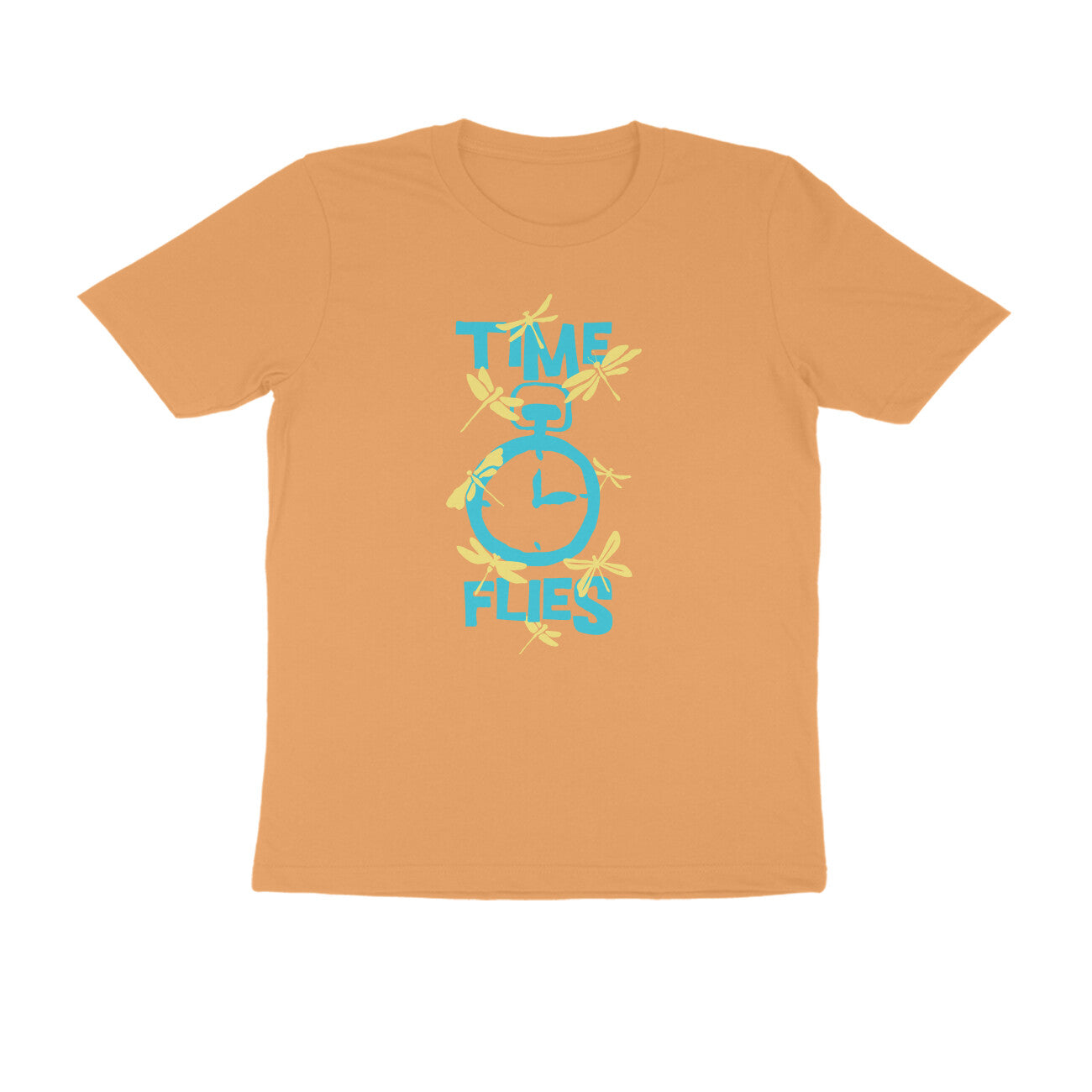 Half Sleeve Round Neck T-Shirt – Time Flies 1 puraidoprints
