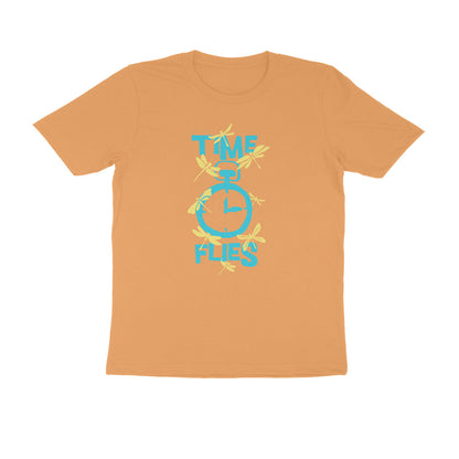 Half Sleeve Round Neck T-Shirt – Time Flies 1 puraidoprints