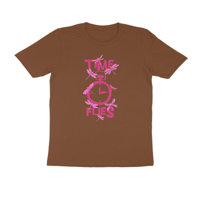 Half Sleeve Round Neck T-Shirt – Time Flies 2 puraidoprints