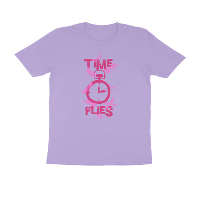 Half Sleeve Round Neck T-Shirt – Time Flies 2 puraidoprints