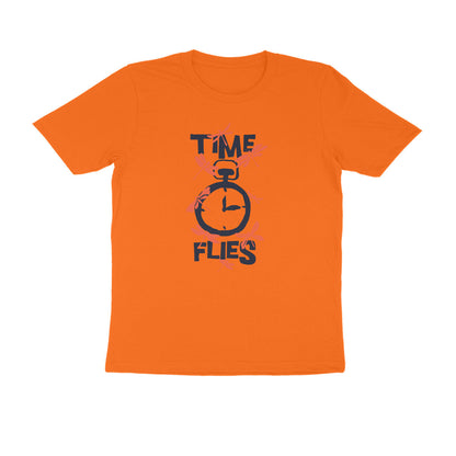 Half Sleeve Round Neck T-Shirt – Time Flies 3 puraidoprints