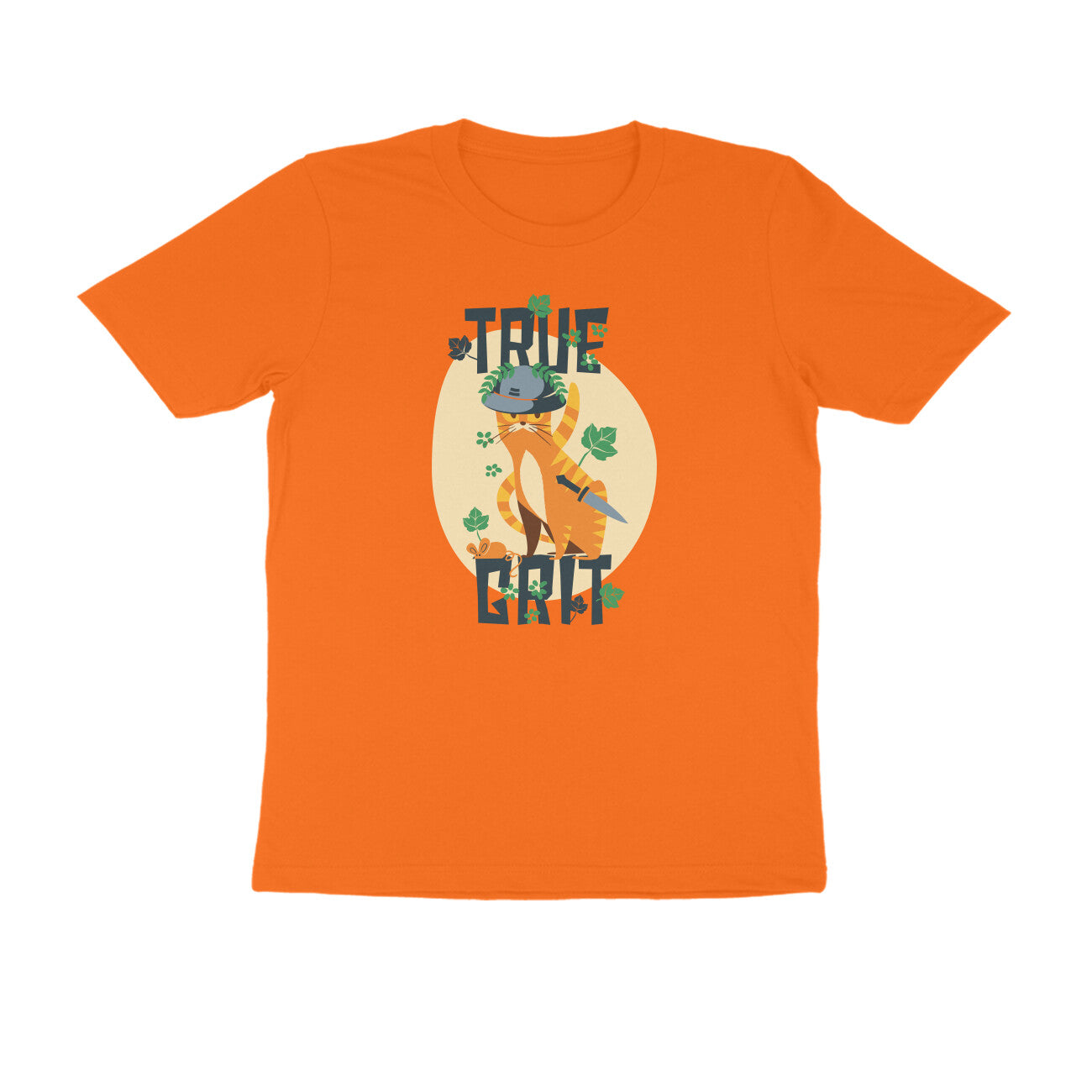 Half Sleeve Round Neck T-Shirt – True Grit 1 puraidoprints