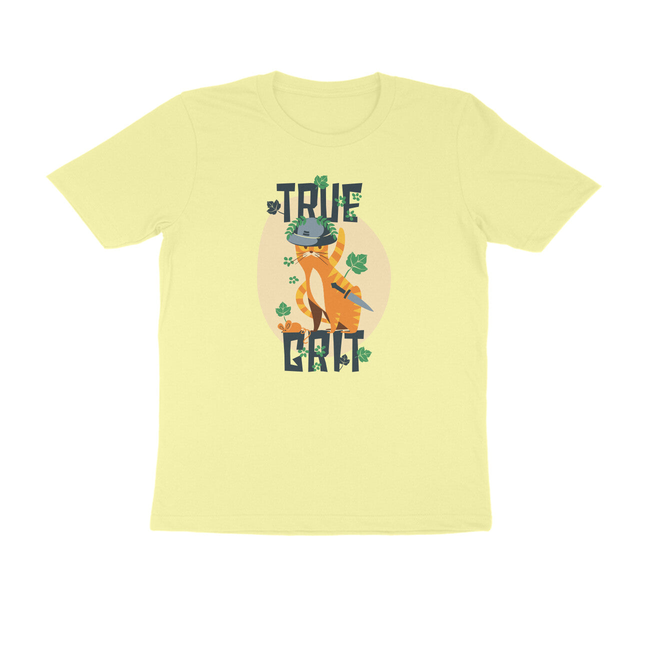 Half Sleeve Round Neck T-Shirt – True Grit 1 puraidoprints