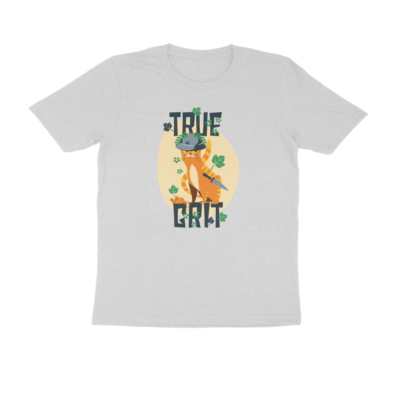 Half Sleeve Round Neck T-Shirt – True Grit 1 puraidoprints