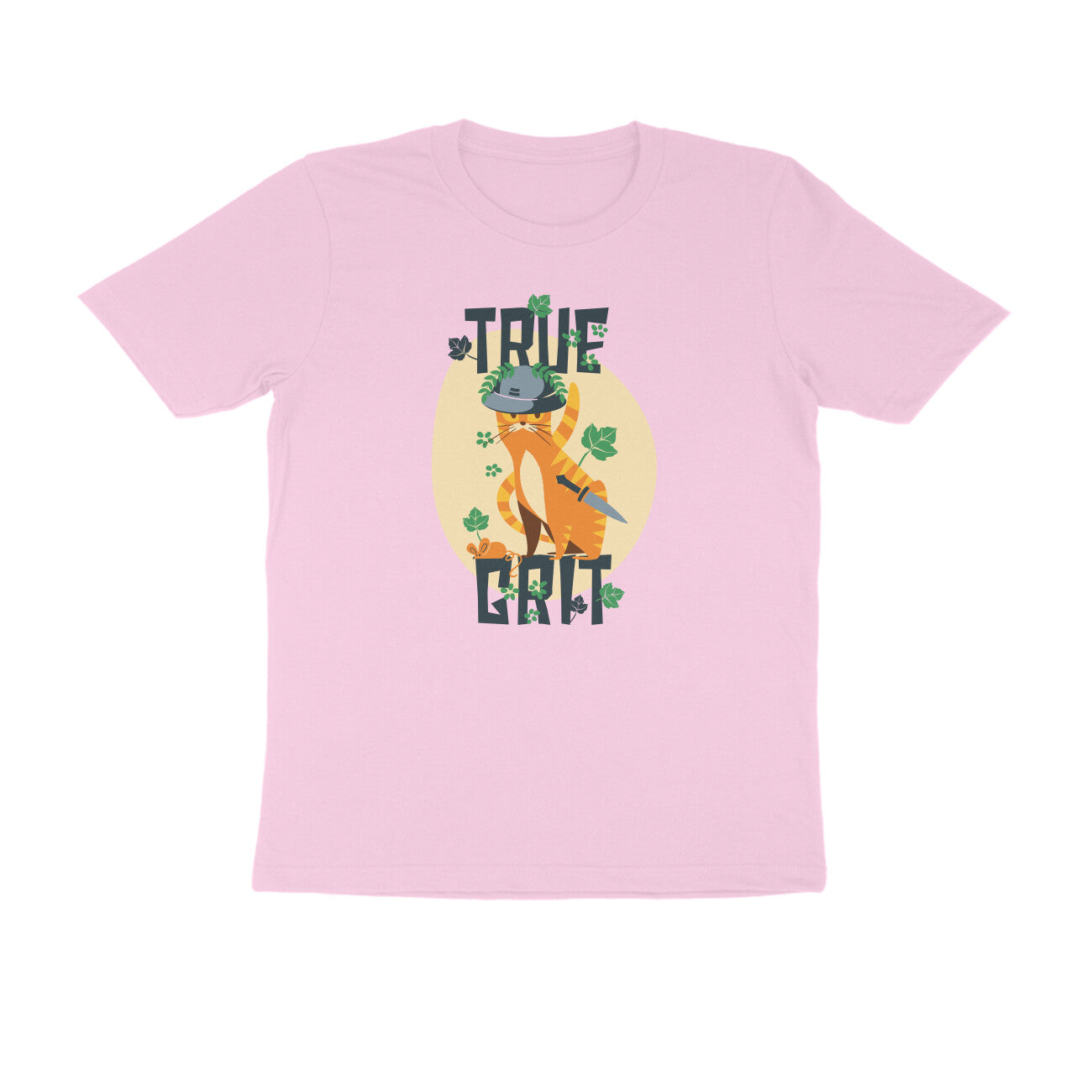 Half Sleeve Round Neck T-Shirt – True Grit 1 puraidoprints