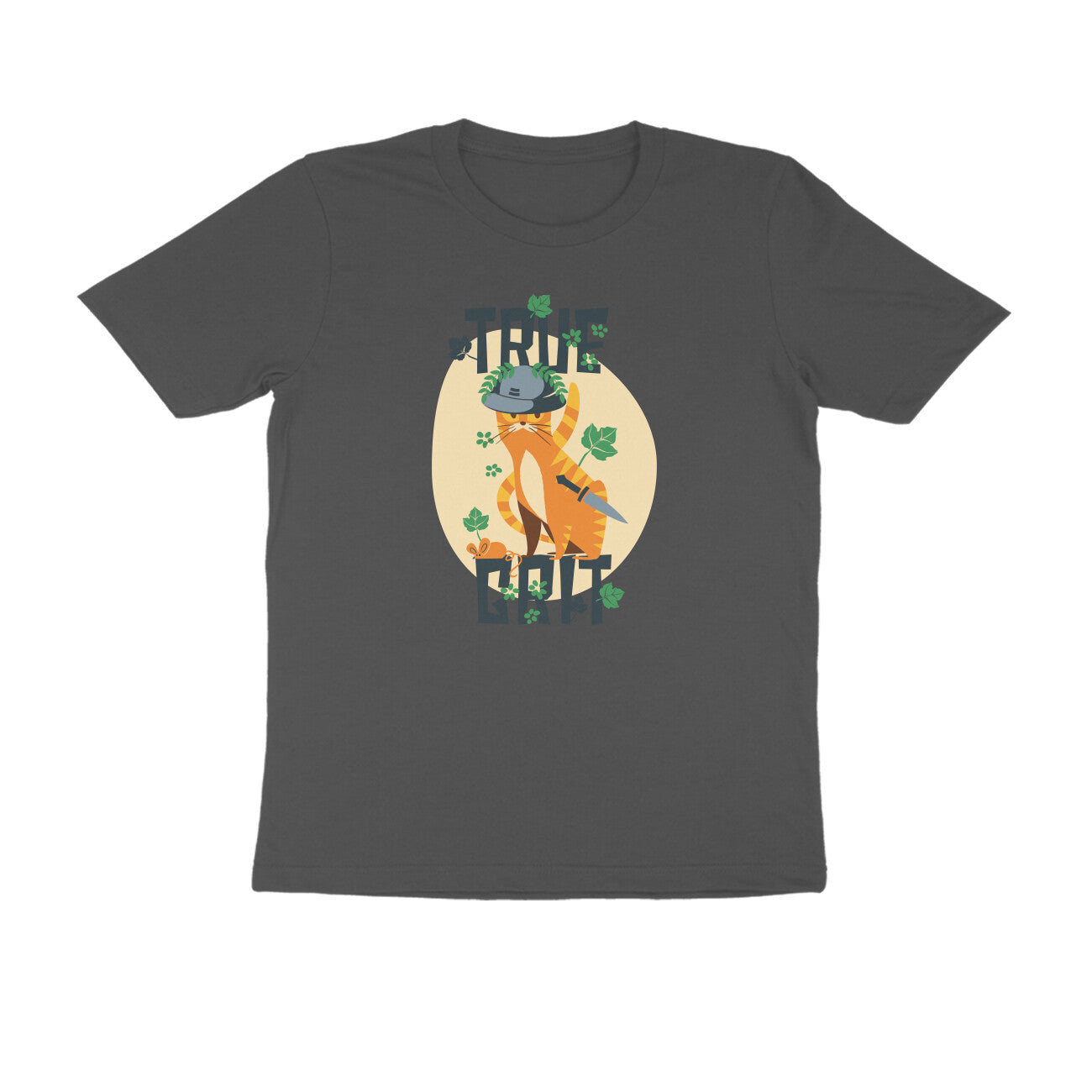Half Sleeve Round Neck T-Shirt – True Grit 1 puraidoprints