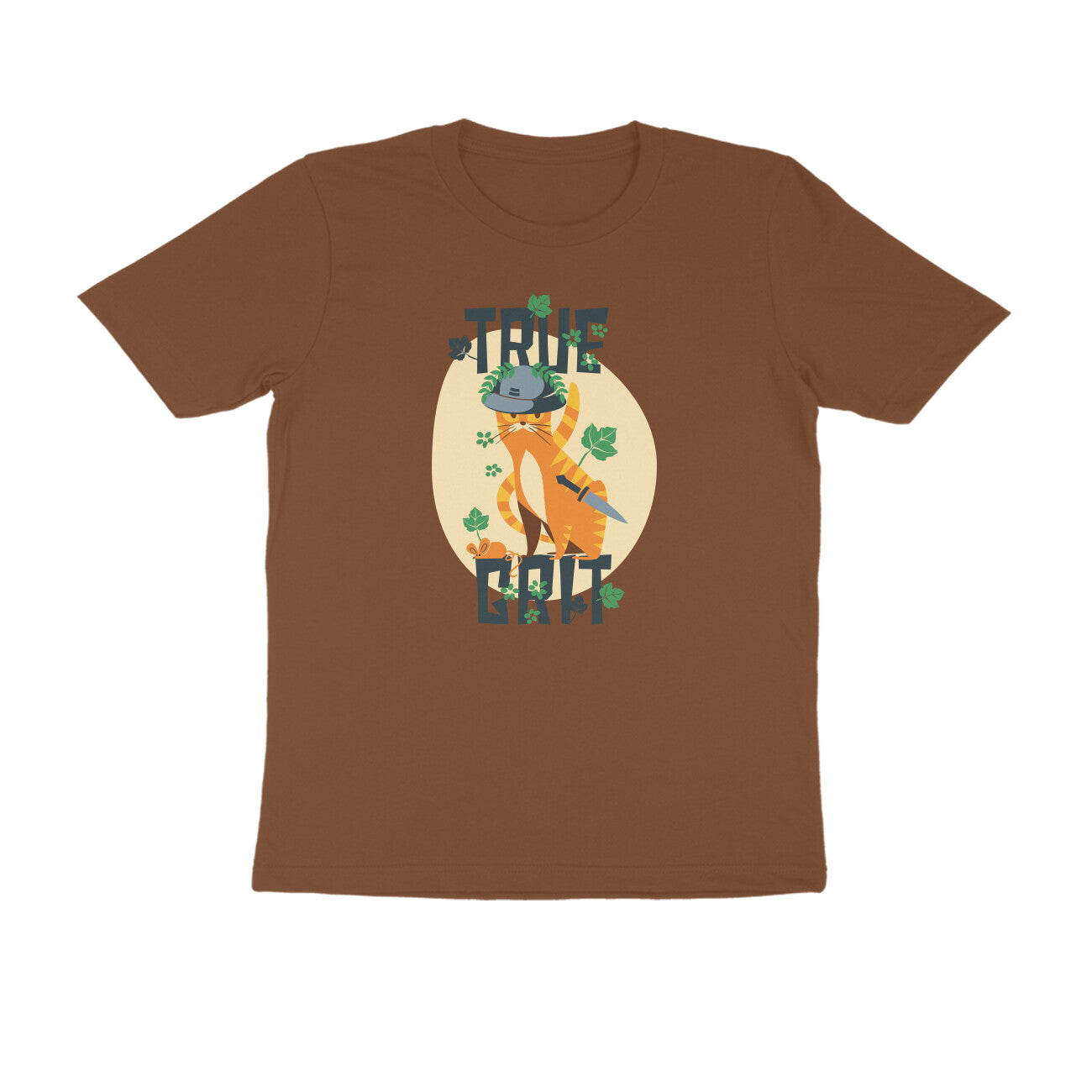 Half Sleeve Round Neck T-Shirt – True Grit 1 puraidoprints