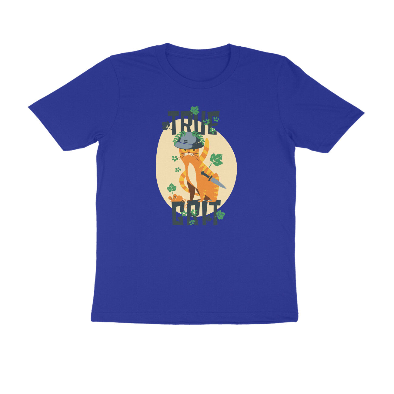 Half Sleeve Round Neck T-Shirt – True Grit 1 puraidoprints