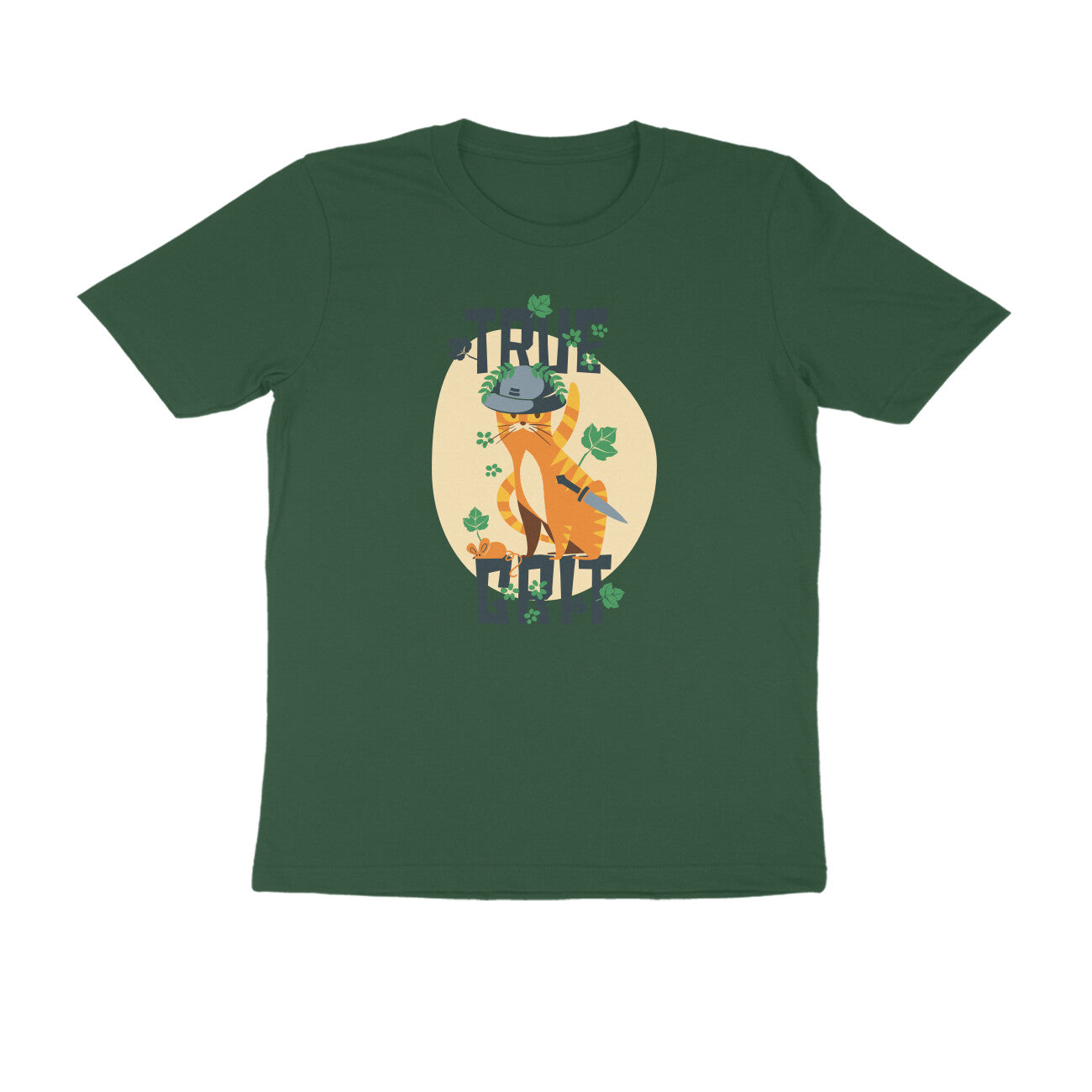 Half Sleeve Round Neck T-Shirt – True Grit 1 puraidoprints
