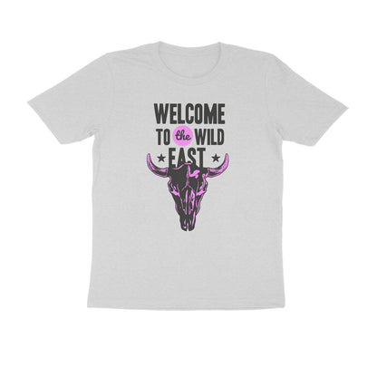 Half Sleeve Round Neck T-Shirt –  Welcome to the Wild East  2 puraidoprints