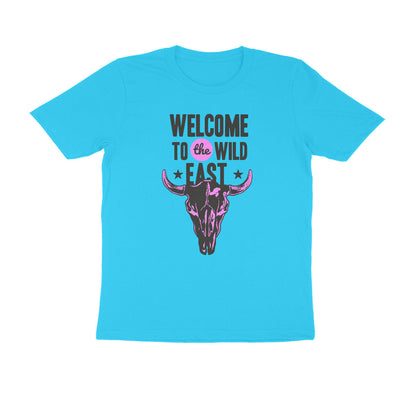 Half Sleeve Round Neck T-Shirt –  Welcome to the Wild East  2 puraidoprints