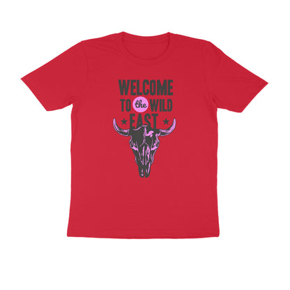 Half Sleeve Round Neck T-Shirt –  Welcome to the Wild East  2 puraidoprints